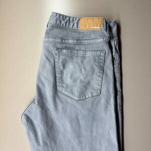 Bonobos Travel Jeans 35x32 Straight, Gray
